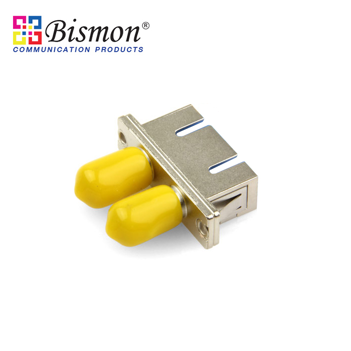 SC-ST-Adaptor-SM-Metal-Housing-Zirconia-Duplex-Flange-Type